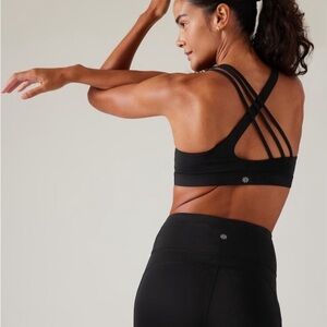 Athleta Train Free Bra XS Black